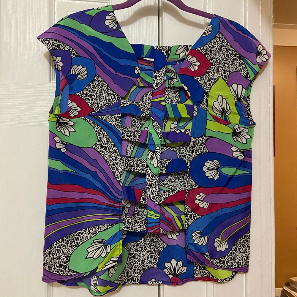 Multicolor blouse - Picture 3 of 6